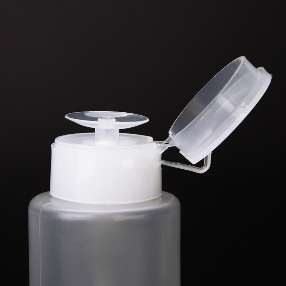 Reusable Bottle - 4 個のプレスポンプボトルマニキュアリムーバーボトルクリア再利用可能なマニキュアクリーナー収納容器ポケット財布ハンドバッグ用