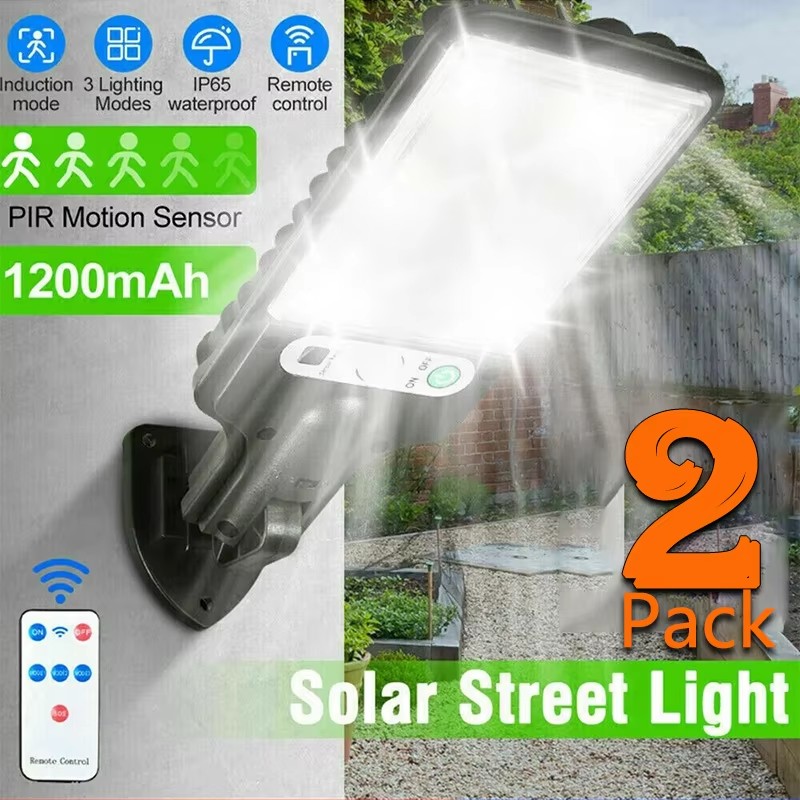 Solar Garden Light - 屋外ソーラーガーデンライト 人感センサー搭載 3モード テラス/ガレージ/中庭用 防水屋外ソーラーランプ
