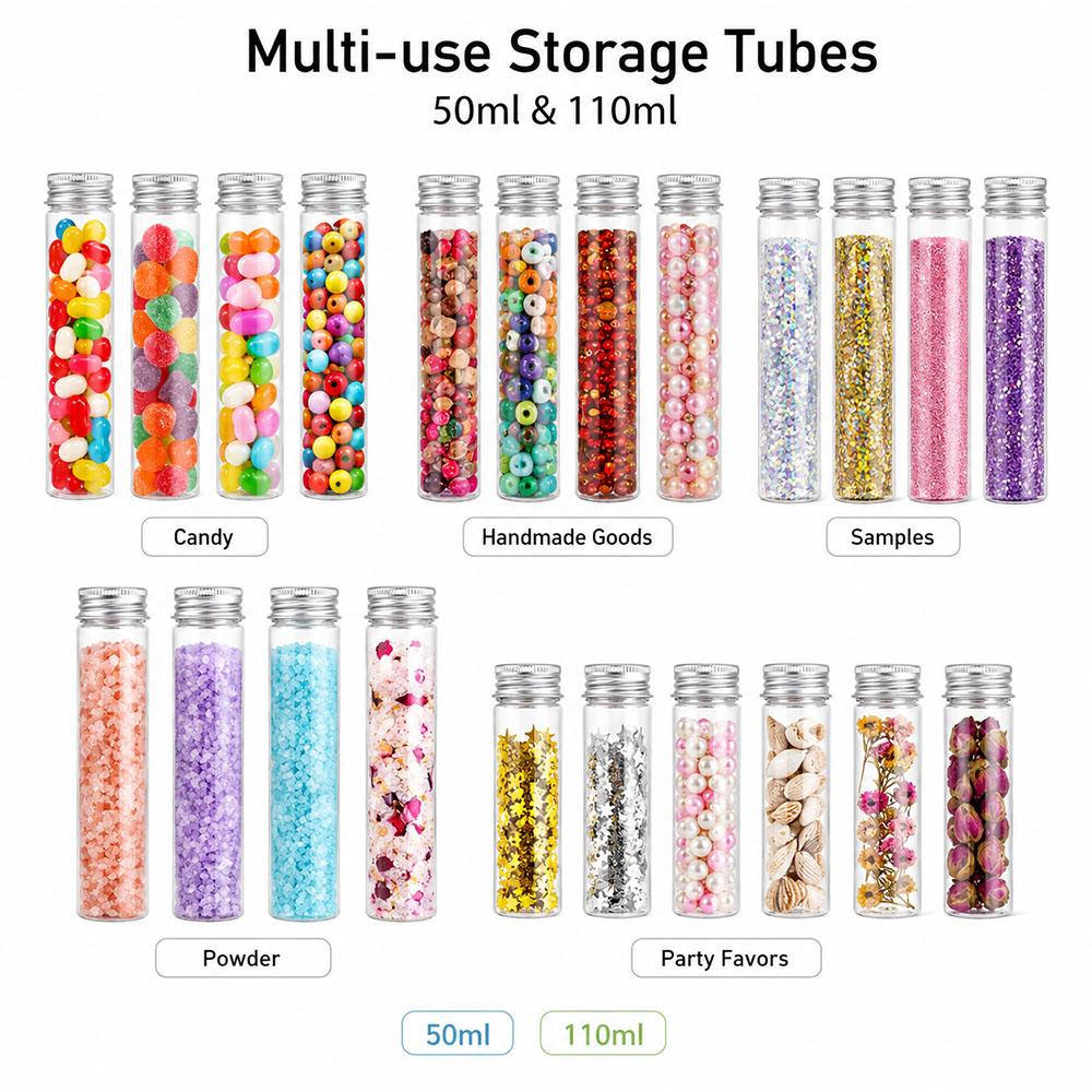 20 個 50 ミリリットル/100 ミリリットル透明フラッ - Reusable Bottle のレビューと価格