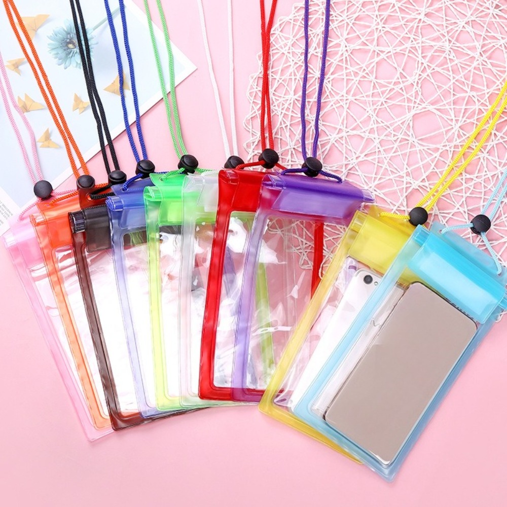 水泳やダイビング用の防水電話バッグ |   クリアタッチスク - Reusable Bag のレビューと価格