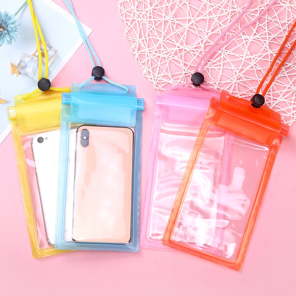 水泳やダイビング用の防水電話バッグ |   クリアタッチスク - Reusable Bag のレビューと価格