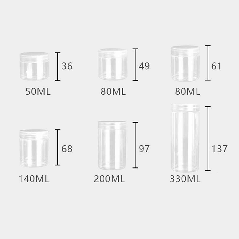 10個入り、100mlの容量、液漏れしにくい透明プラスチック - Reusable Bottle のレビューと価格