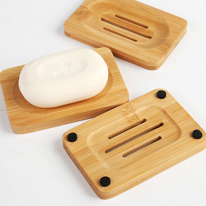 1個の竹製木製石鹸置き、固形石鹸ホルダー、シャワー、バスルー - Bamboo Cutlery のレビューと価格