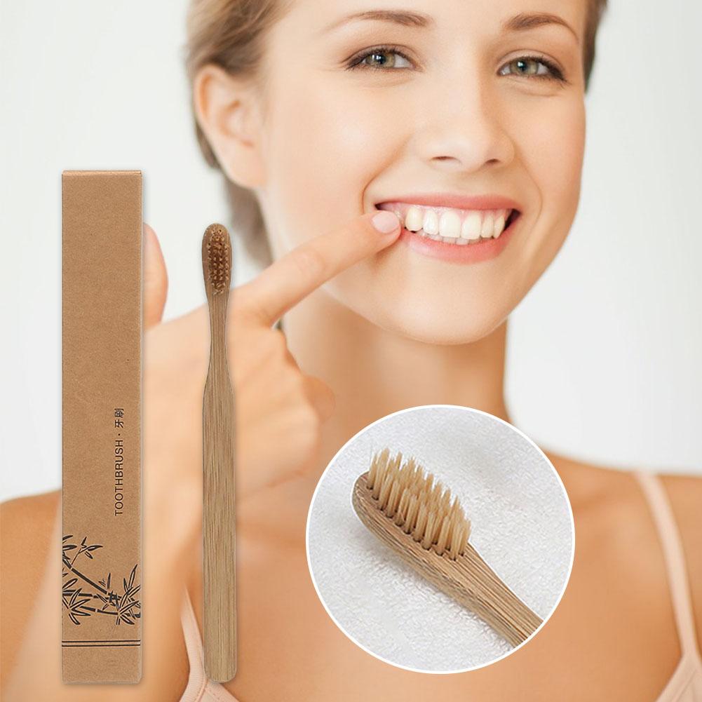 1/5/10本入り大人用竹製歯ブラシ、柔らかい毛先、環境に優 - Bamboo Toothbrush のレビューと価格