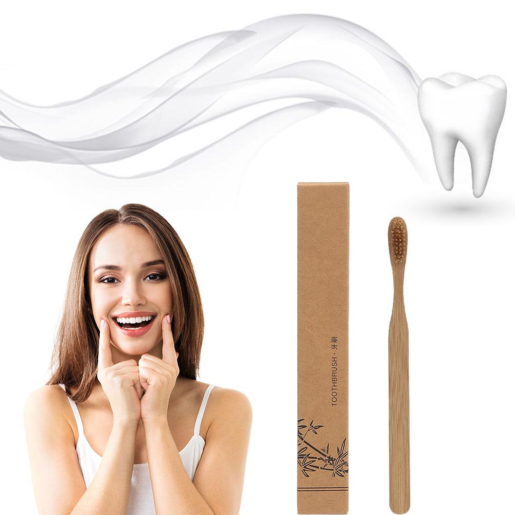 1/5/10本入り大人用竹製歯ブラシ、柔らかい毛先、環境に優 - Bamboo Toothbrush のレビューと価格