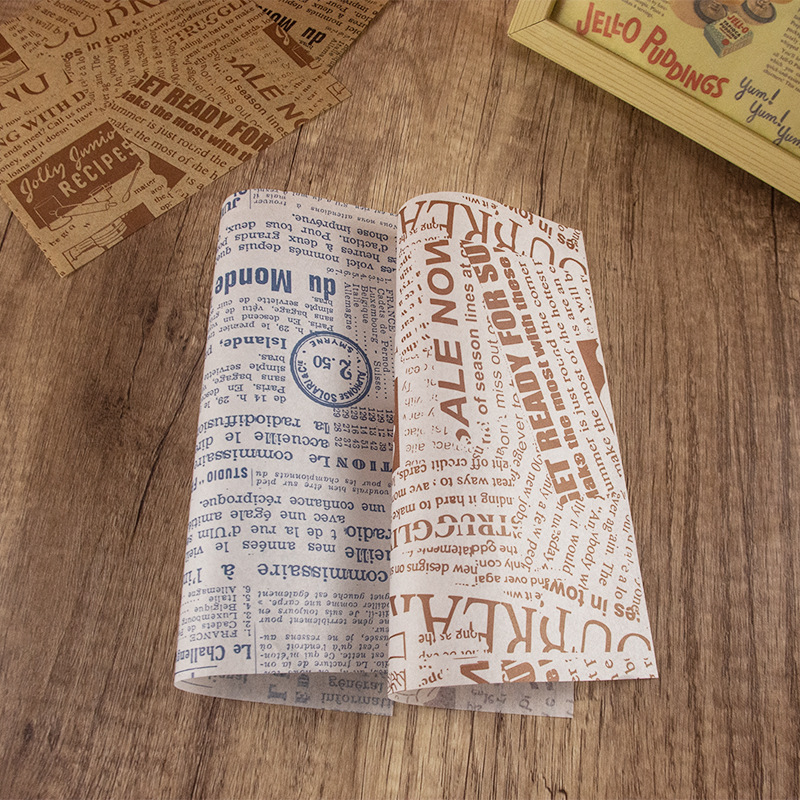 100 個耐油ワックスペーパー食品包装紙パン揚げ物サンドイッ - Beeswax Wrap のレビューと価格