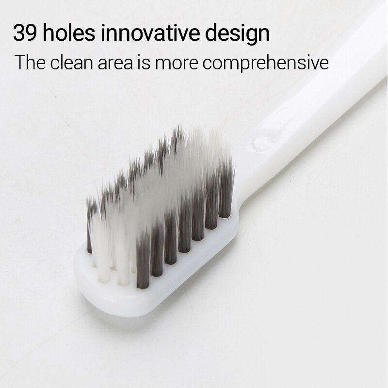 10個竹炭ブラシシルクソフト毛歯ブラシ,黒と白の男性と女性の - Bamboo Toothbrush のレビューと価格