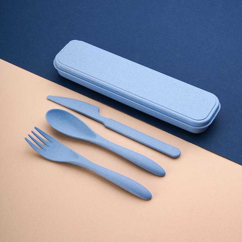 小麦ストロー製の再利用可能なカトラリーセット、耐久性があり傷 - Reusable Straw のレビューと価格