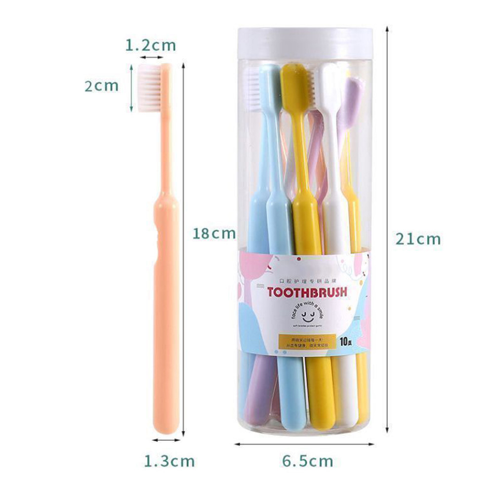 大容量バケツ入り歯ブラシ 10/20本入り、優しい柔らかい毛 - Bamboo Toothbrush のレビューと価格