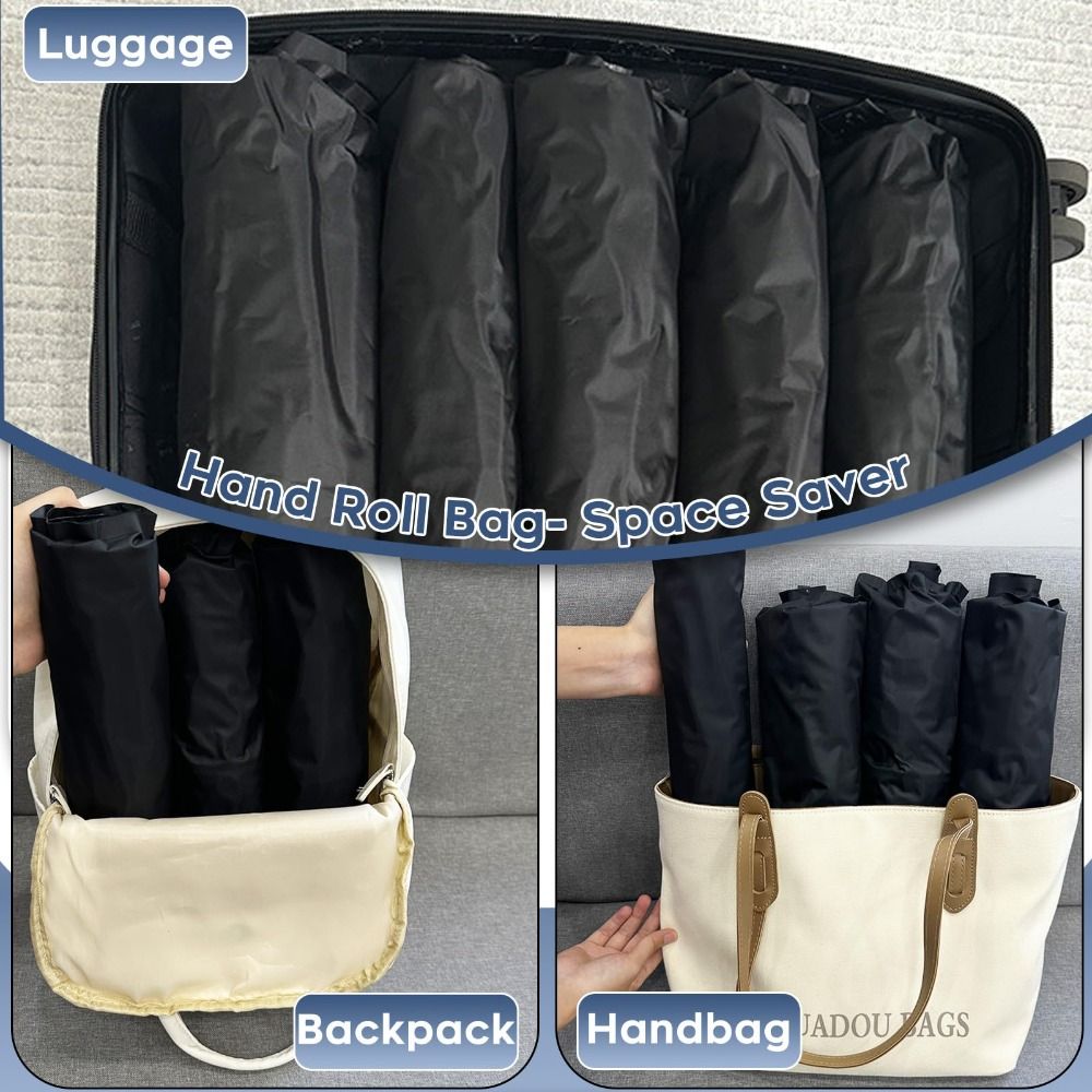 新しい再利用可能なハンドロール式真空バッグ、省スペース防塵真 - Reusable Bag のレビューと価格