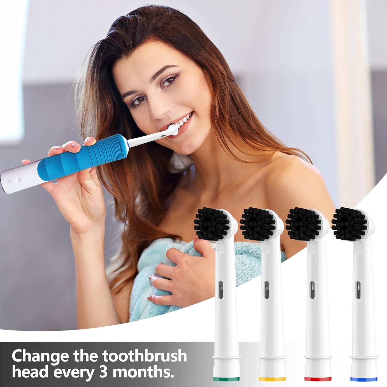 オーラル B ブラウン電動歯ブラシ用交換用歯ブラシヘッド、オ - Bamboo Toothbrush のレビューと価格