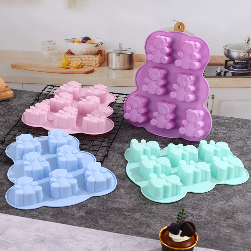 子供のためのシリコングミベア型、ジェロ型-大きなキャンディー - Eco Soap のレビューと価格