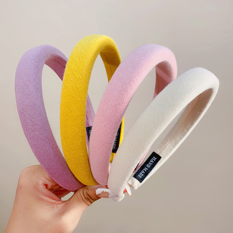 カラフルなスポンジリネンヘッドドレスシンプルベーシック洗顔ヘ - Eco Sponge のレビューと価格