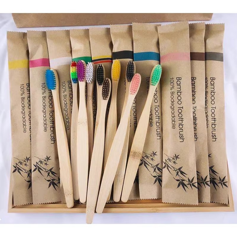 5-30 個竹歯ブラシ柔らかい毛歯ブラシ環境に優しい生分解性 - Bamboo Toothbrush のレビューと価格