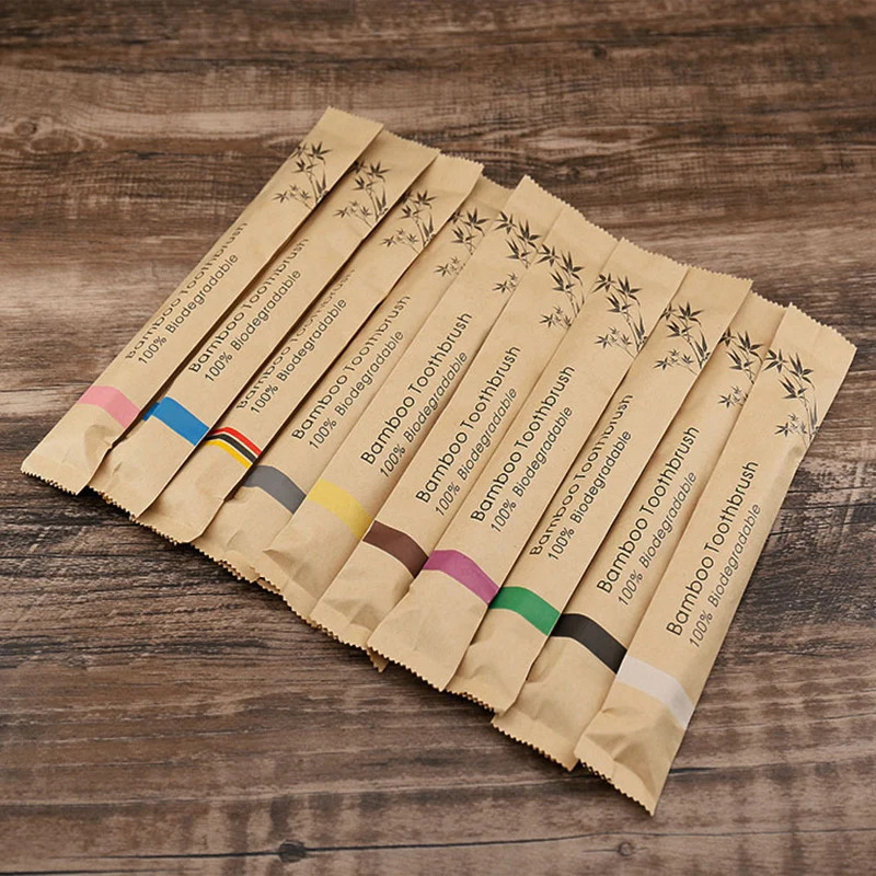 5-30 個竹歯ブラシ柔らかい毛歯ブラシ環境に優しい生分解性 - Bamboo Toothbrush のレビューと価格