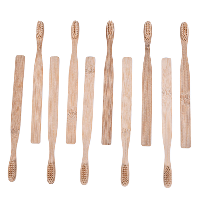 10本セット／天然竹繊維製歯ブラシ、柔らかい毛、炭配合、環境 - Bamboo Toothbrush のレビューと価格