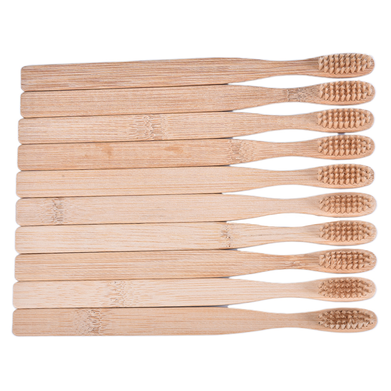 10本セット／天然竹繊維製歯ブラシ、柔らかい毛、炭配合、環境 - Bamboo Toothbrush のレビューと価格
