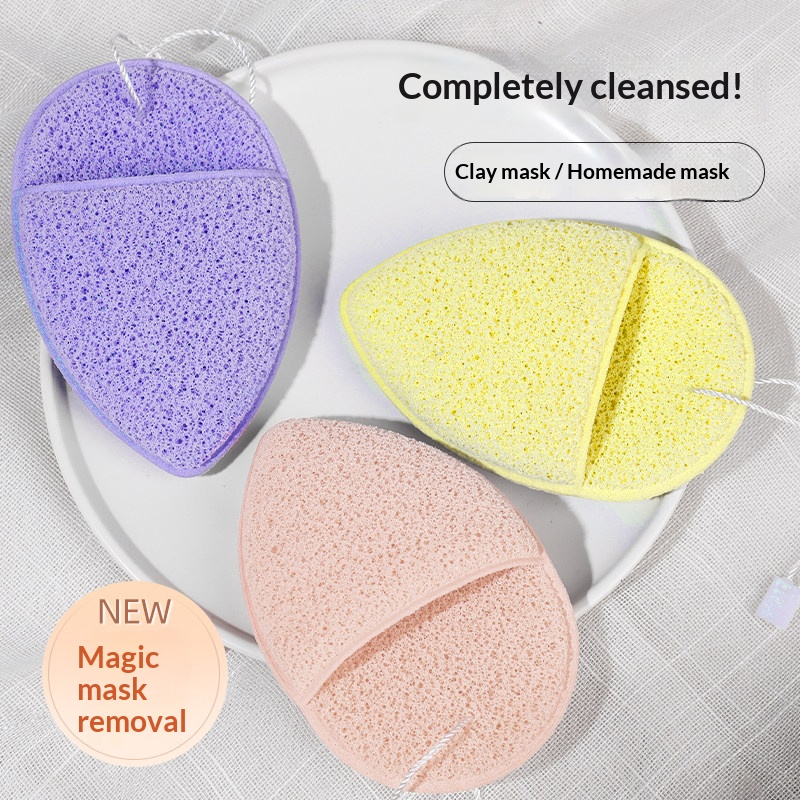 グローブタイプのフェイシャルスポンジパフソフトウォータードロ - Eco Sponge のレビューと価格