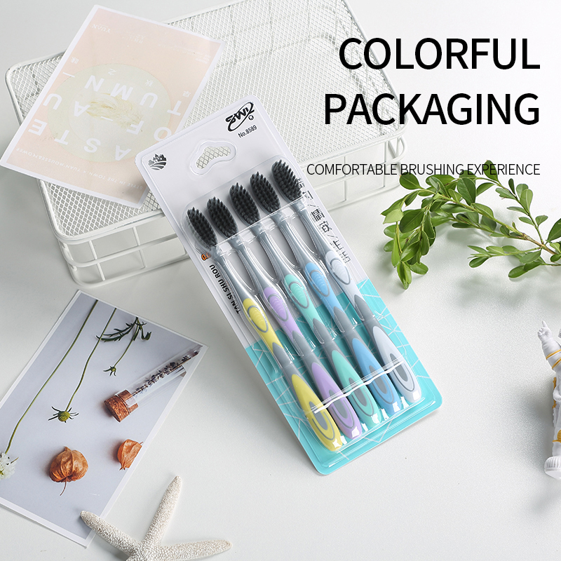 大人の家庭での優しい口腔洗浄のための竹炭ソフト毛の手動歯ブラ - Bamboo Toothbrush のレビューと価格