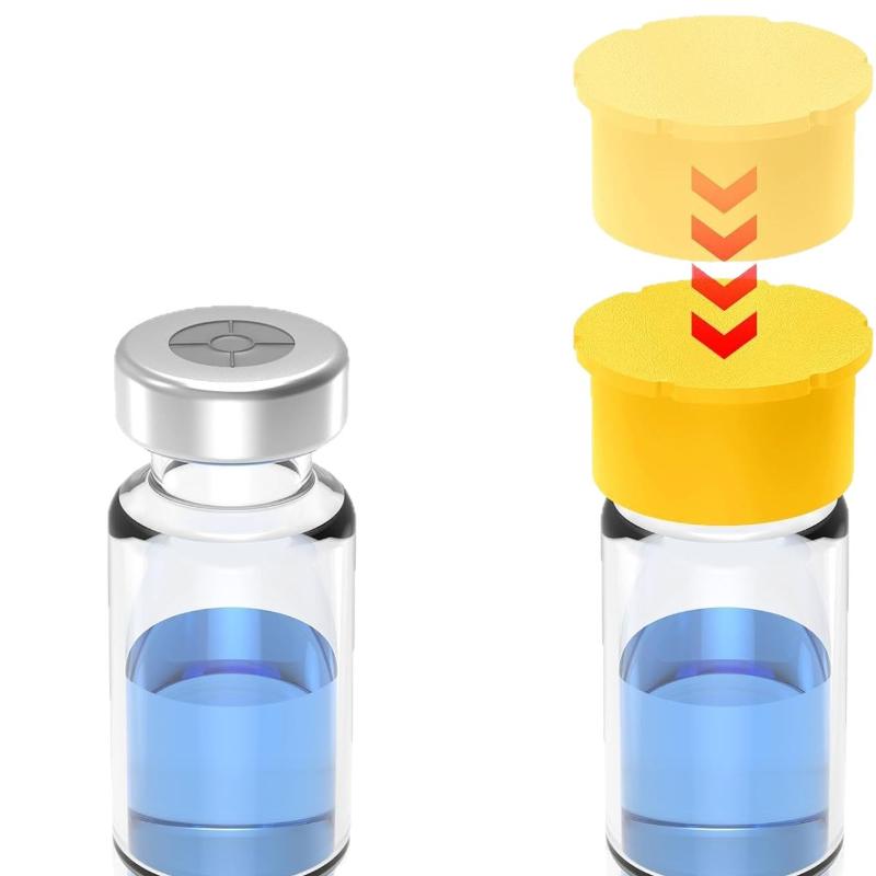 8個入り 再利用可能な滑り止めガラスバイアル用シリコンキャッ - Reusable Bottle のレビューと価格
