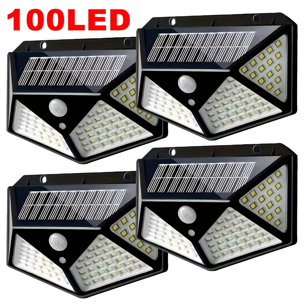 100LED屋外ソーラーガーデンライト、屋外モーションセンサ - Solar Garden Light のレビューと価格