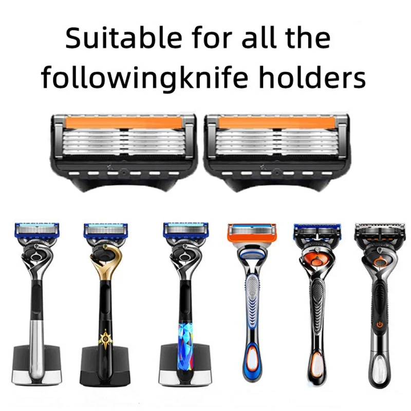 5層交換式安全刃、男性用手動カミソリ、ステンレス鋼刃、毎日の - Safety Razor Handle のレビューと価格