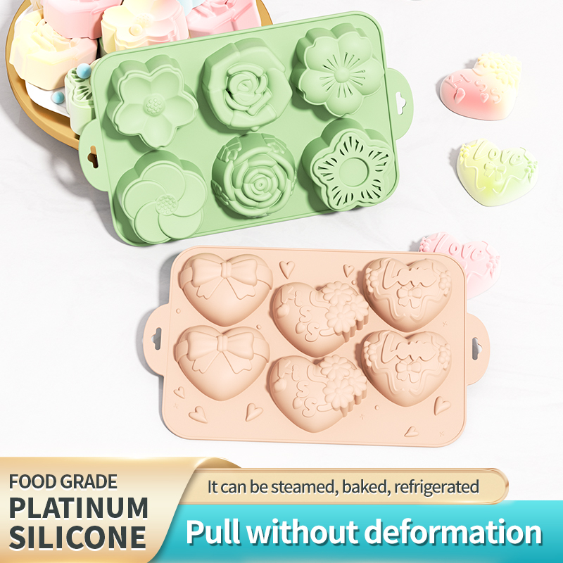シリコン石鹸型、さまざまな形のハートフラワーモールド、石鹸作 - Eco Soap のレビューと価格
