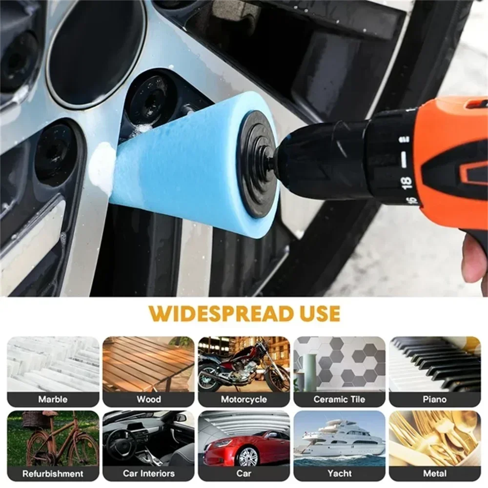車のドリル研磨スポンジパッドキット ハブ研磨パッド 金属コー - Eco Sponge のレビューと価格