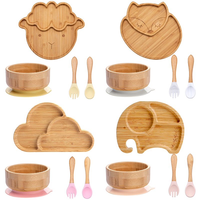 子供と赤ちゃんのための竹プレートとカトラリー,食事と調理用の - Bamboo Cutlery のレビューと価格