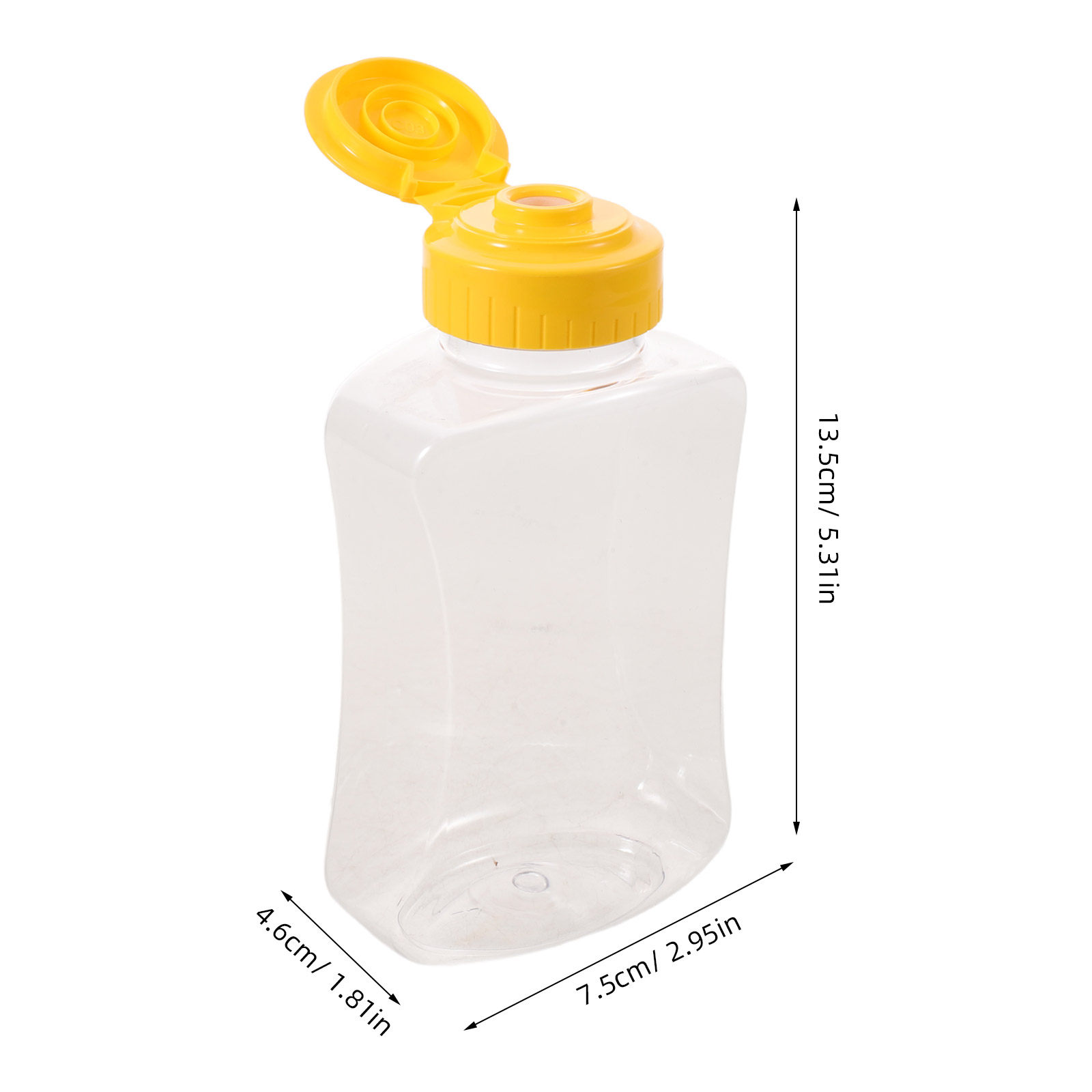 4個入りハニースクイーズボトル プラスチック製漏れ防止容器  - Reusable Bottle のレビューと価格