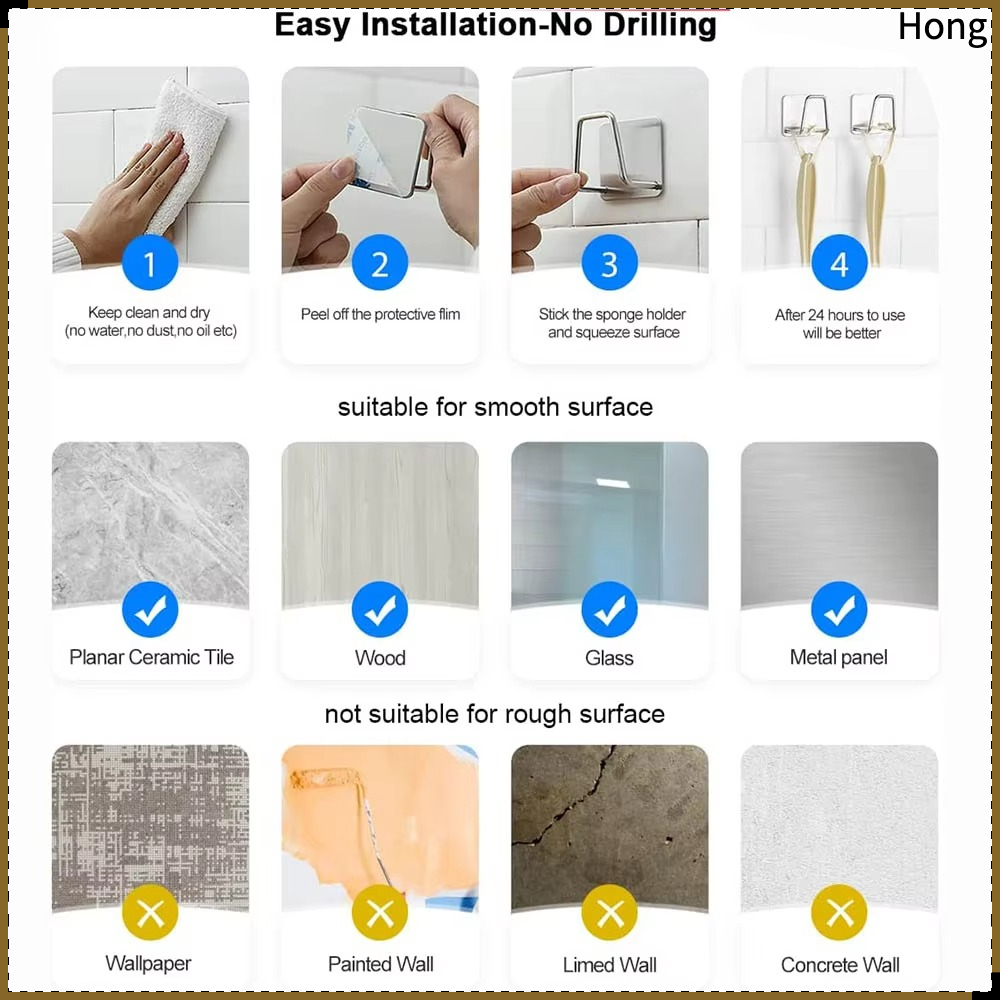 キッチンスポンジ収納、シンク排水口用乾燥ラック、棚、トイレ・ - Eco Sponge のレビューと価格