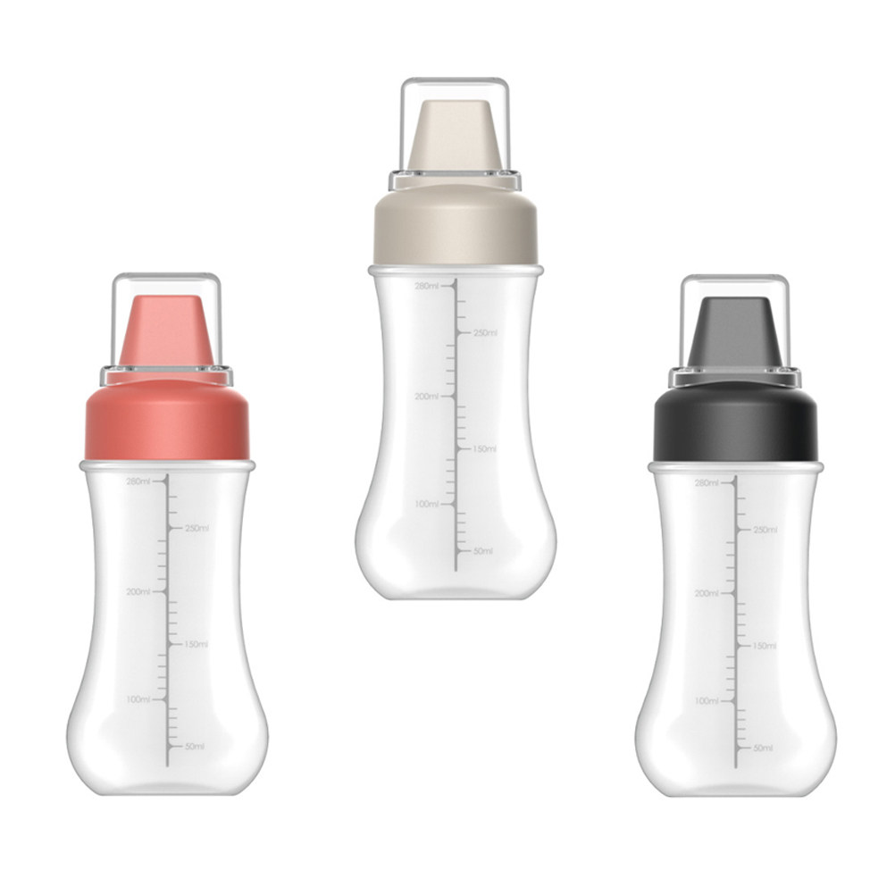 透明な5穴式の絞り出しボトル3個セット。ケチャップ、マスター - Reusable Bottle のレビューと価格