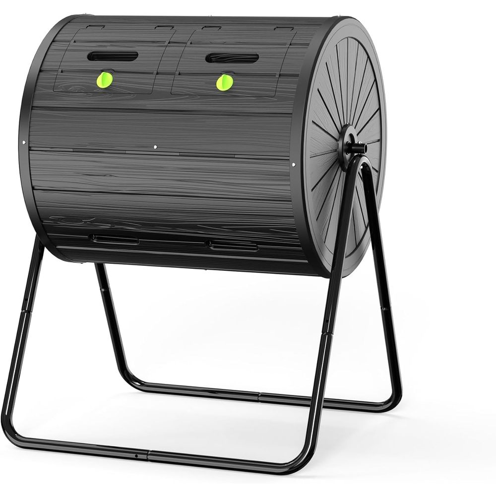 屋外用37.5ガロンオールシーズン対応二層式タンブリングコン - Compost Bin のレビューと価格