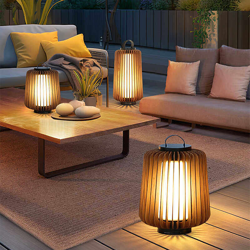 発光フロアランプ中庭ソーラーLED屋外照明非ソーラーランプ屋 - Solar Garden Light のレビューと価格