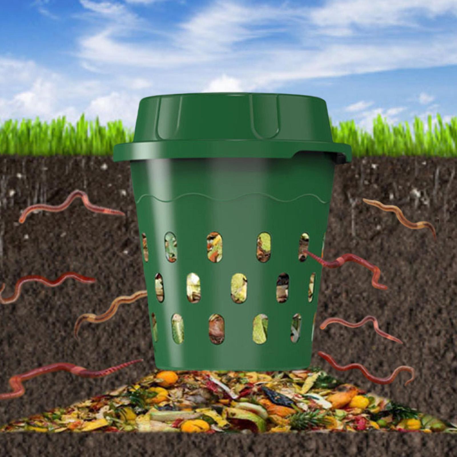 埋め込み式ミミズコンポスター　有機堆肥　庭用　埋め込み式コン - Compost Bin のレビューと価格