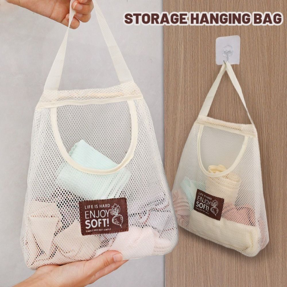 野菜柄の下着、靴下、小物などを収納できる、穴あきで持ち手が広 - Reusable Bag のレビューと価格