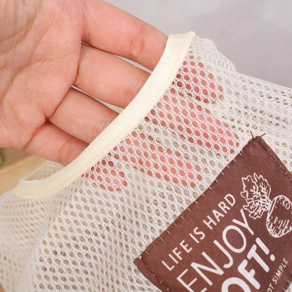 野菜柄の下着、靴下、小物などを収納できる、穴あきで持ち手が広 - Reusable Bag のレビューと価格