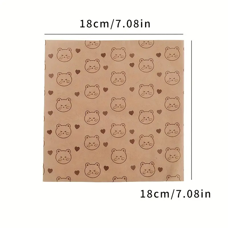 100枚/200枚 ベア/ラージベアペーパーライナー、耐油性 - Beeswax Wrap のレビューと価格