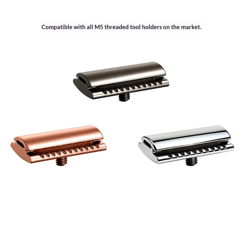 マットブラックのシングルブレード手動安全カミソリ、レザーケー - Safety Razor Handle のレビューと価格