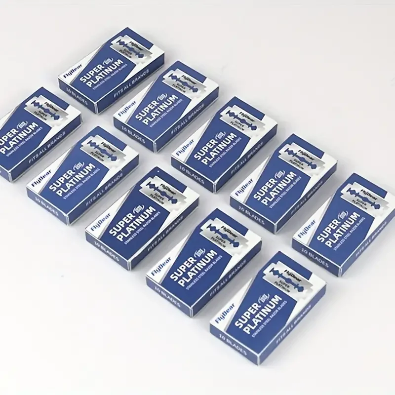 卸売100個入りステンレス鋼製耐久性のある理髪用シェービング - Safety Razor Handle のレビューと価格