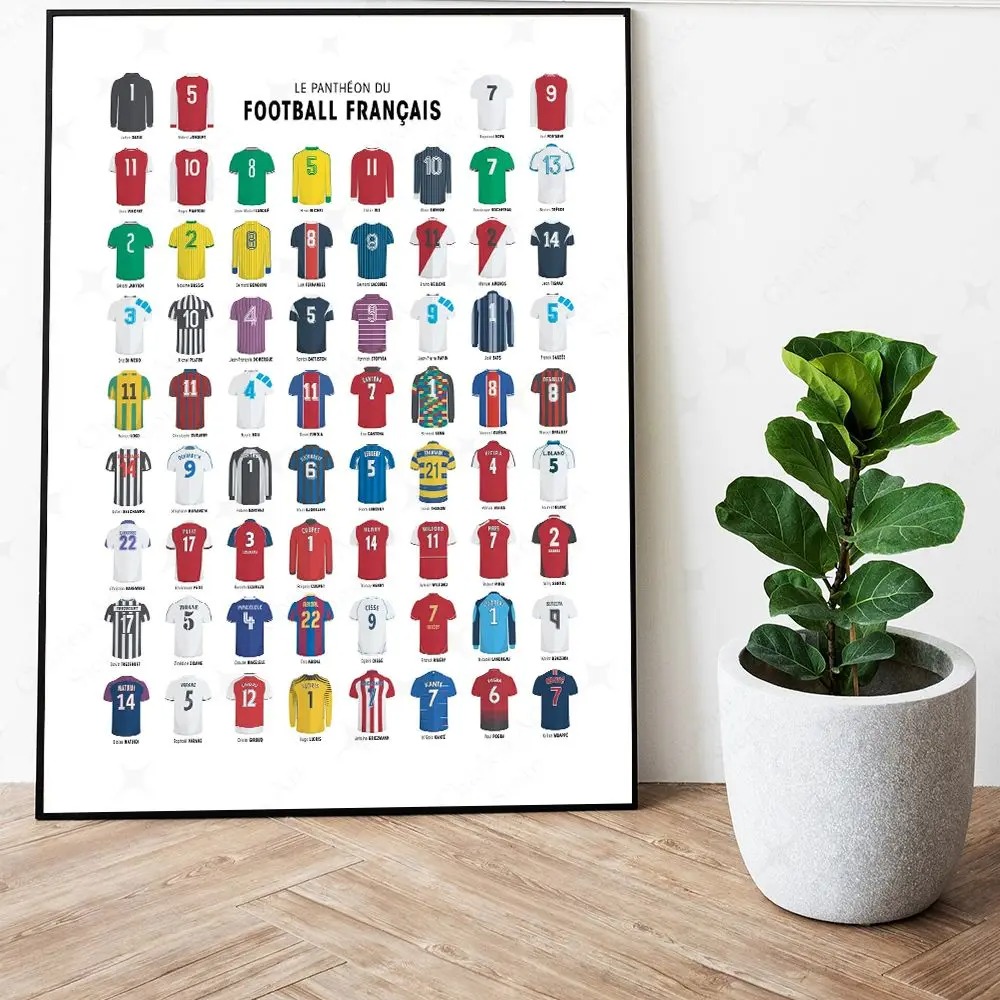 有名なスポーツ布ガイドポスターギフトジャージサッカースーパー - Sustainable Living Guide のレビューと価格